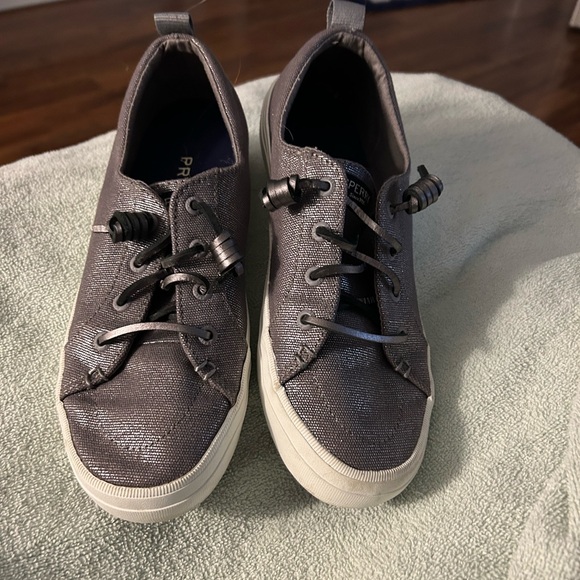 Sperry Gray Casual Sneakers - Picture 1 of 8